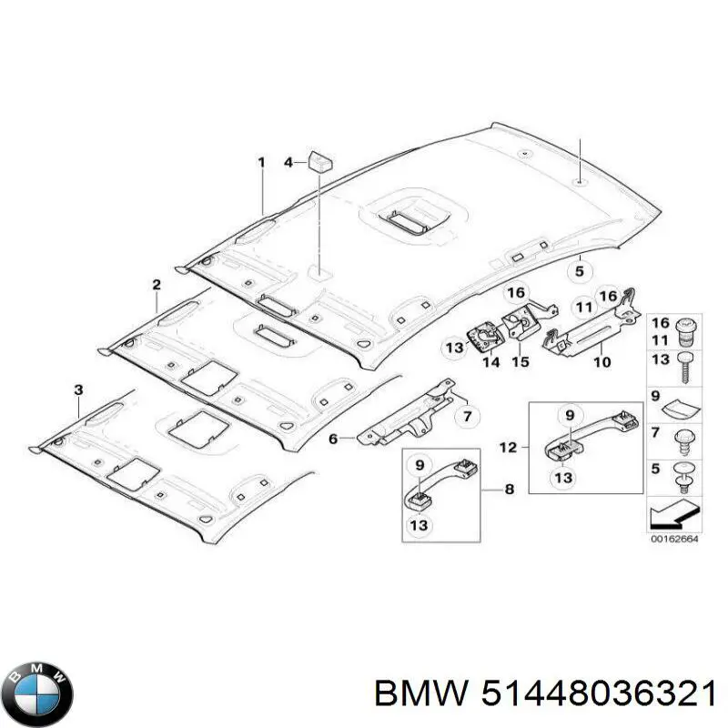  BMW 51448036321 ціна, від 771.13 USD