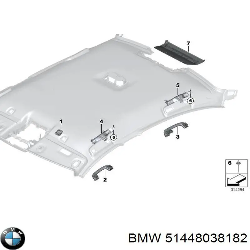  BMW 51448038182 ціна, від 44.33 USD