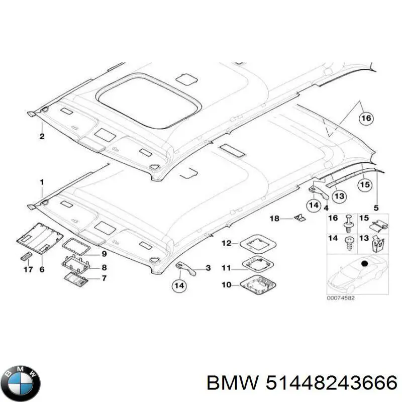  BMW 51448243666 ціна, від 29.24 USD