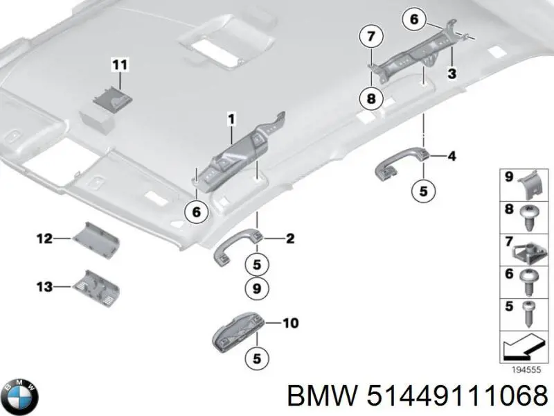  BMW 51449111068 ціна, від 36.00 USD