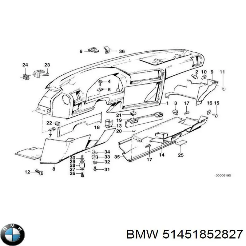 Купити 51451852827 BMW 