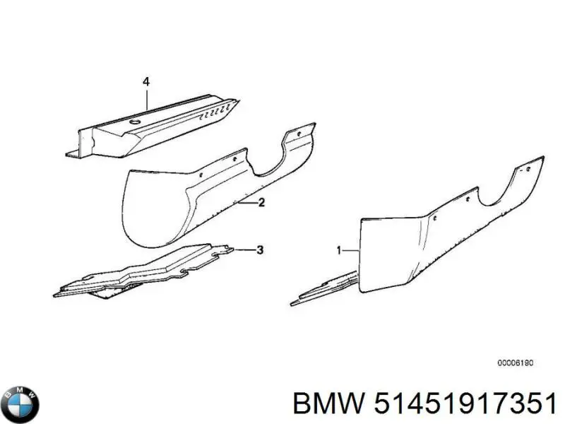 Купити 51451917351 BMW 