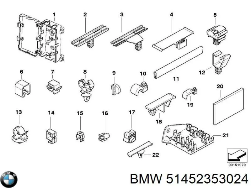 Купити 51452353024 BMW 