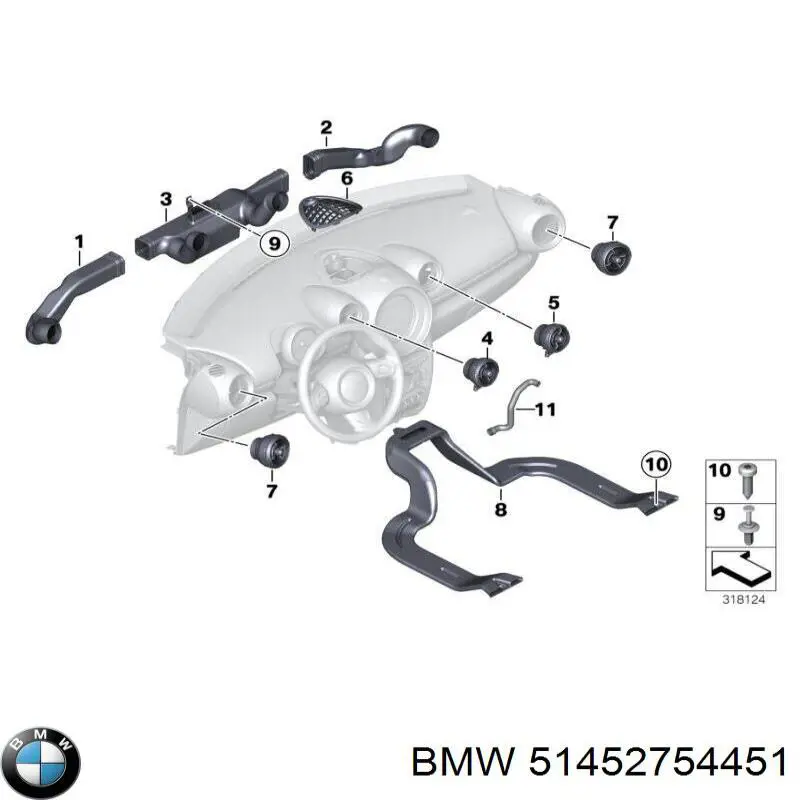  BMW 51452754451 ціна, від 6.07 USD