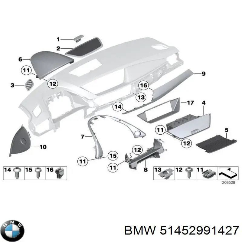  BMW 51452991427 ціна, від 11.40 USD