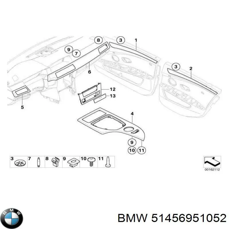 Купити 51456951052 BMW 