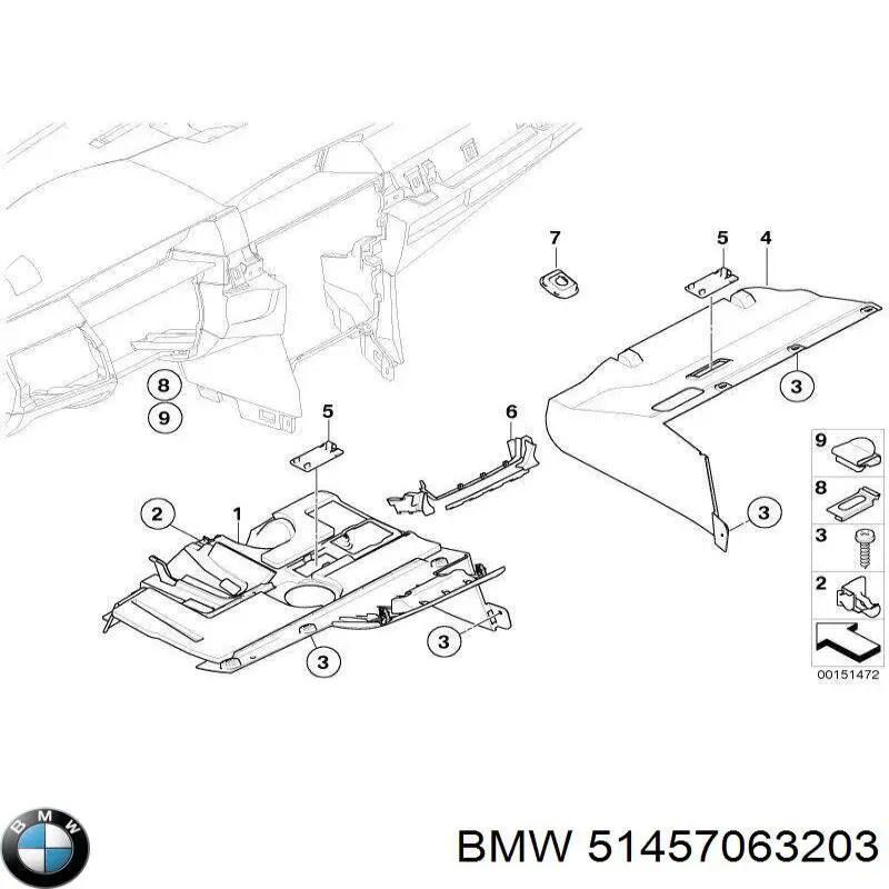  BMW 51457063203 ціна, від 218.19 USD