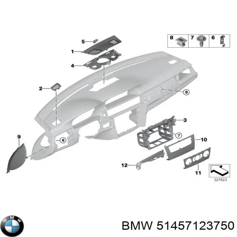  BMW 51457123750 ціна, від 88.14 USD