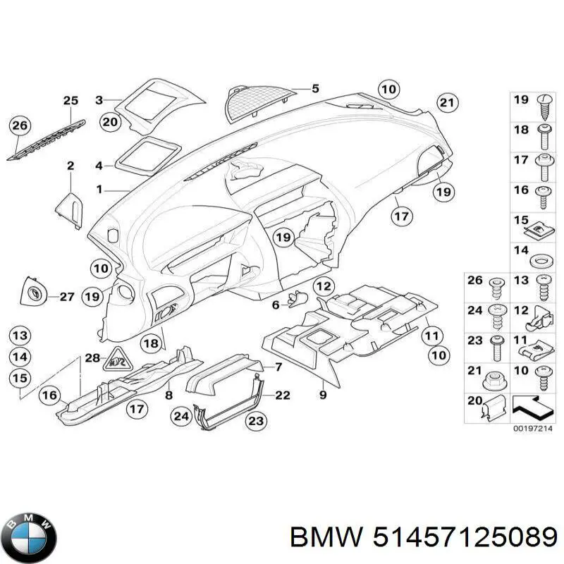  BMW 51457125089 ціна, від 29.32 USD