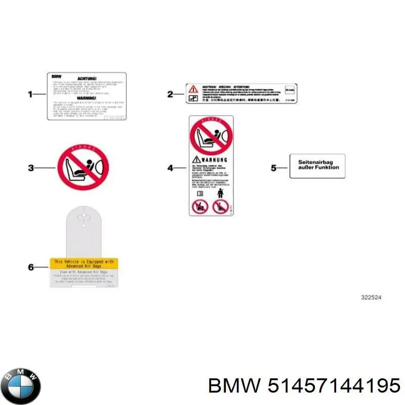 51457144195 BMW 