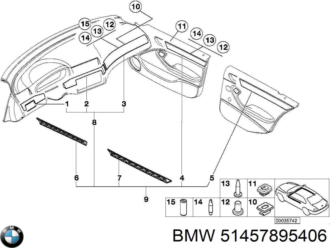 51457895406 BMW 
