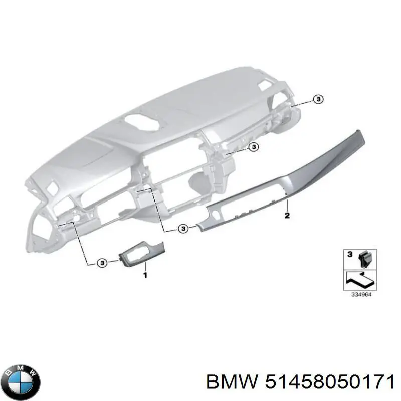  BMW 51458050171 ціна, від 115.30 USD