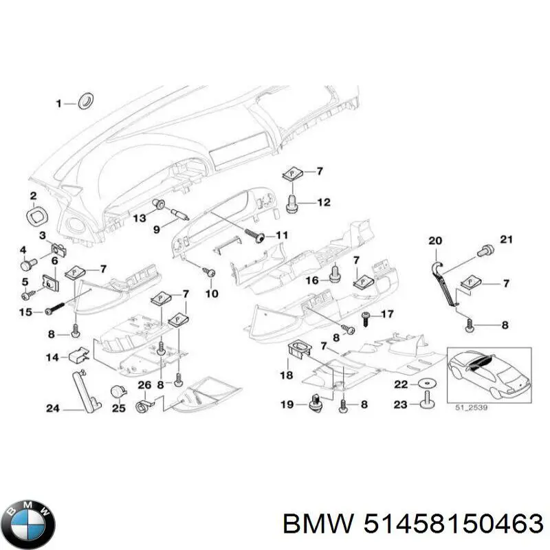 51458150463 BMW 
