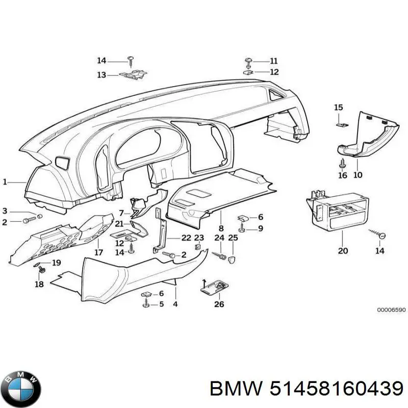  BMW 51458160439 ціна, від 48.66 USD
