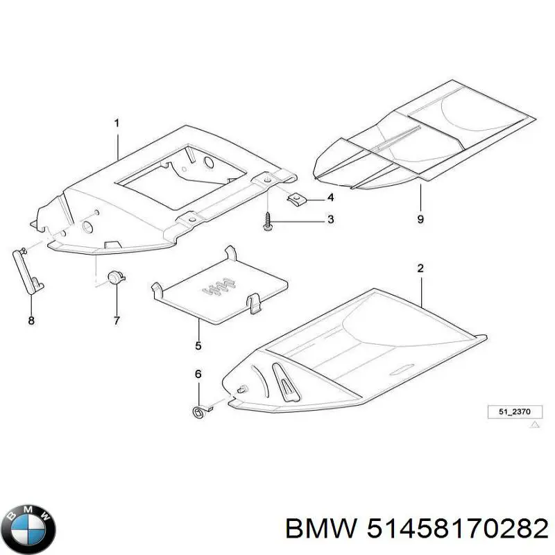  BMW 51458170282 ціна, від 21.55 USD