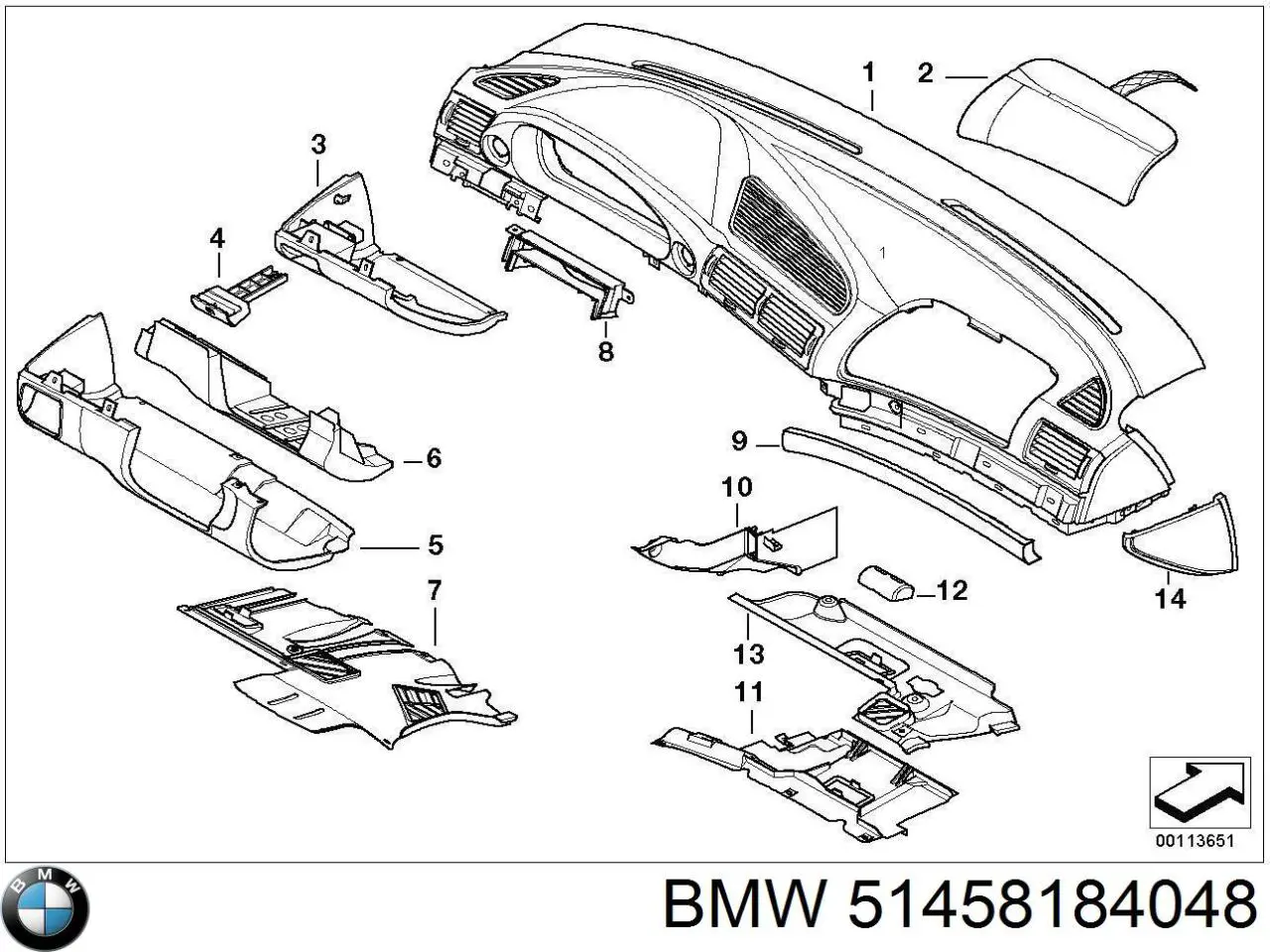 51458184048 BMW 