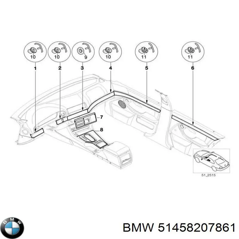 51458207861 BMW 
