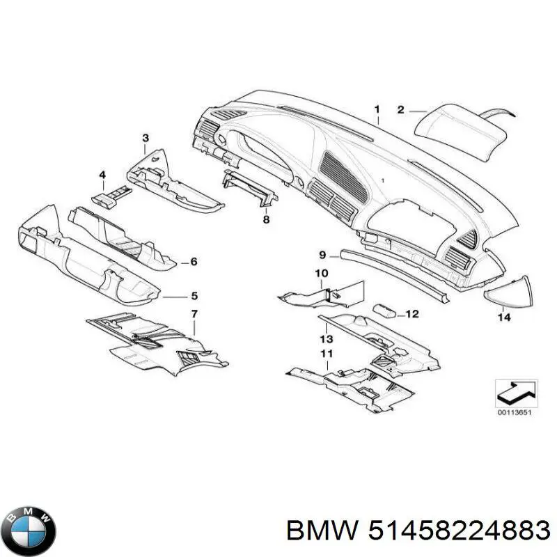 51458224883 BMW 