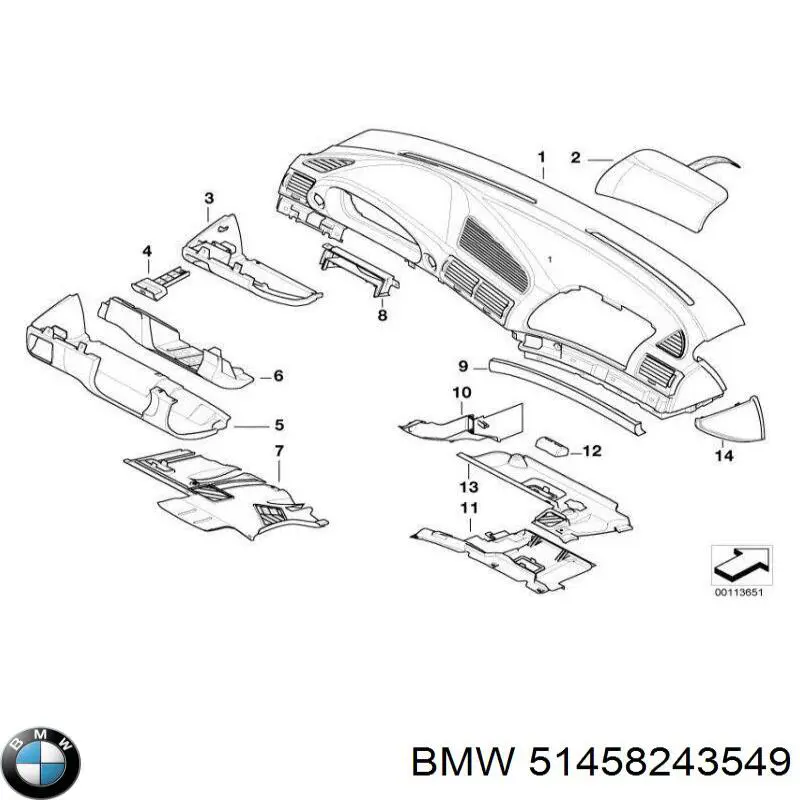 51458243549 BMW 