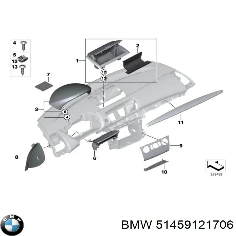  BMW 51459121706 ціна, від 182.06 USD