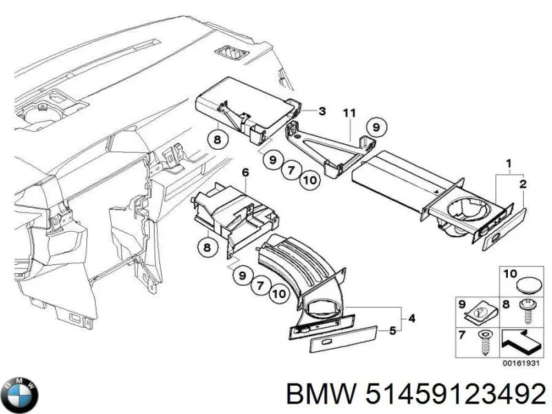 Купити 51459123492 BMW 