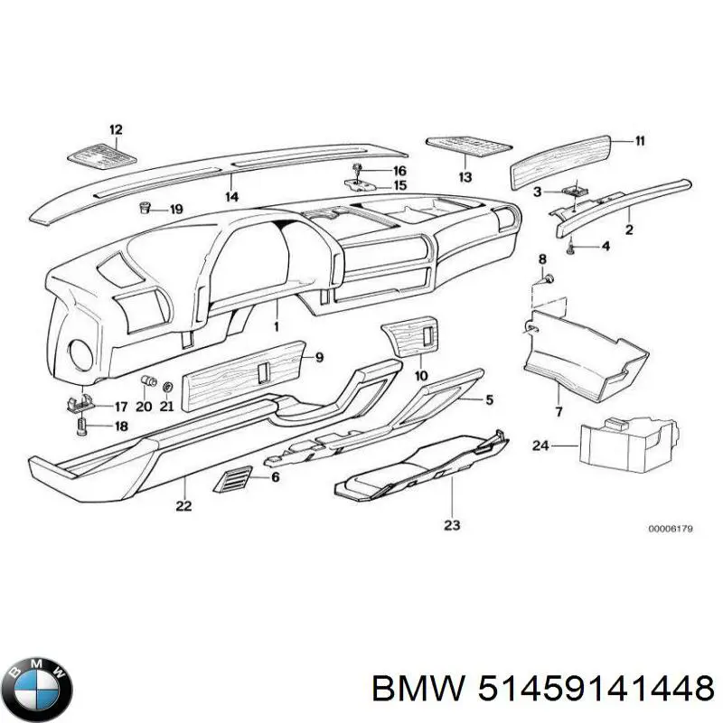  BMW 51459141448 ціна, від 3.29 USD