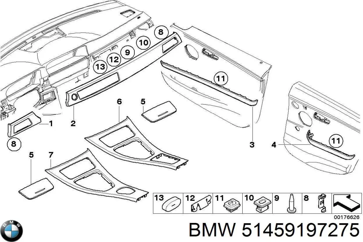 BMW 51459197275 ціна, від 12.71 USD
