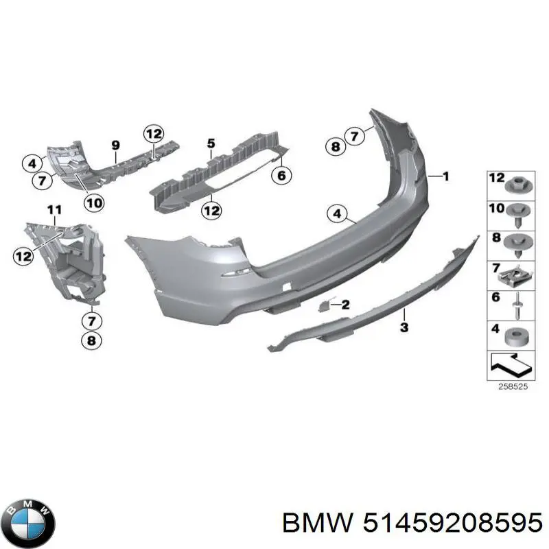 Купити 51459208595 BMW 