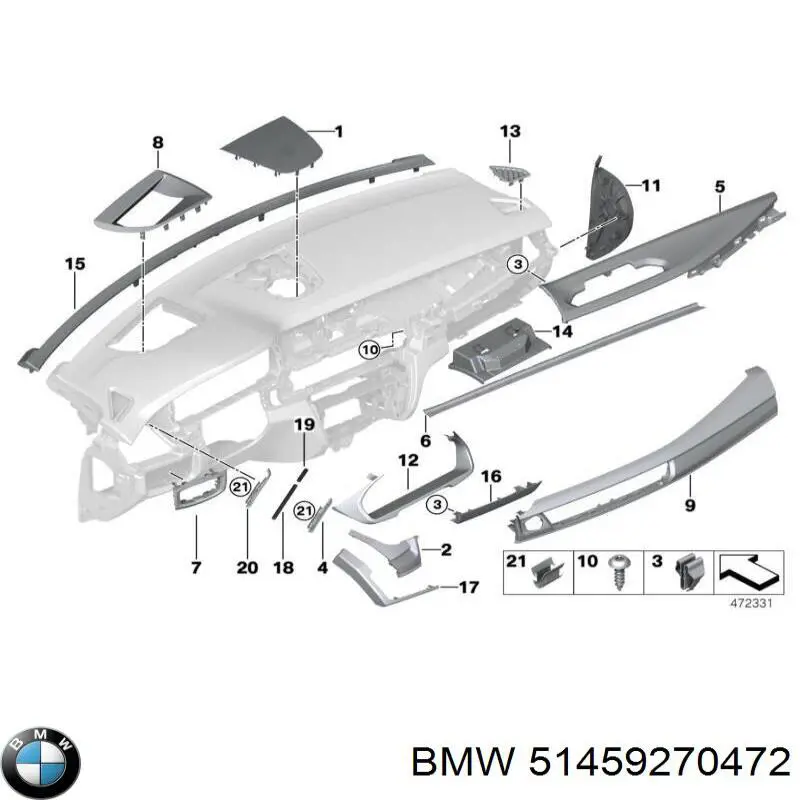 Купити 51459270472 BMW 