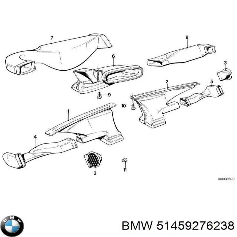 BMW 51459276238 ціна, від 5.56 USD