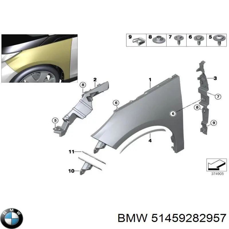 51459282957 BMW 