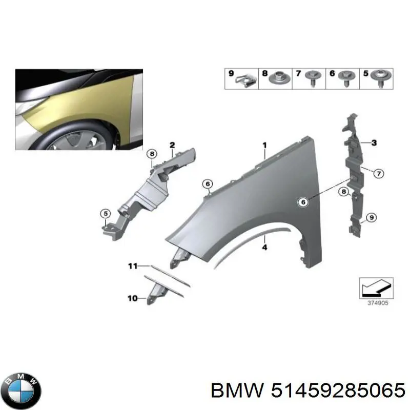 Захисний кожух кермового механізму BMW 51459285065 ціна, від 41.67 USD
