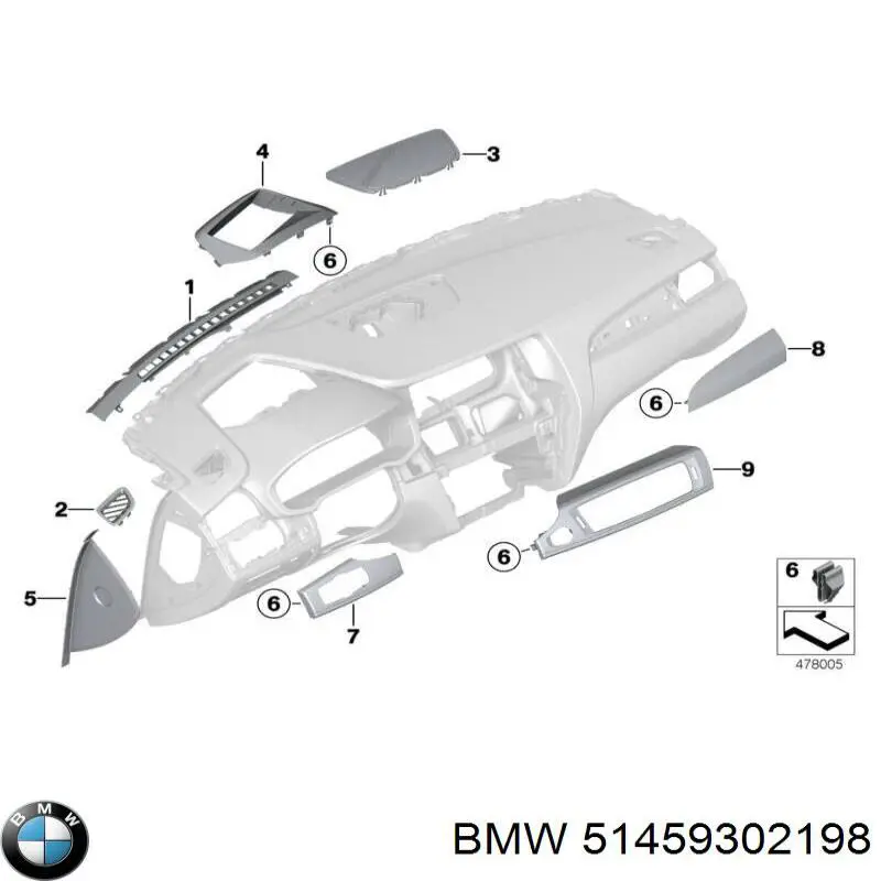 51459302198 BMW 