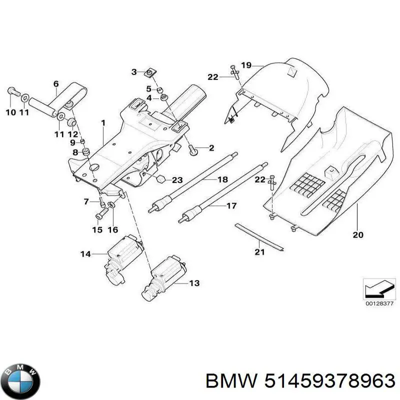 51459378963 BMW Передня панель