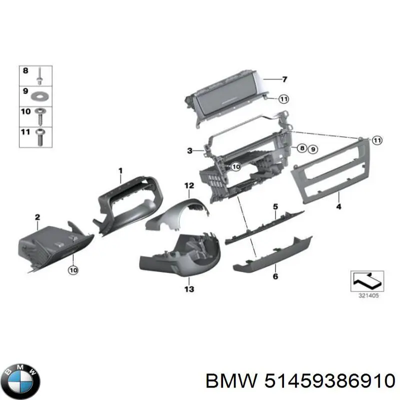  51459386910 BMW