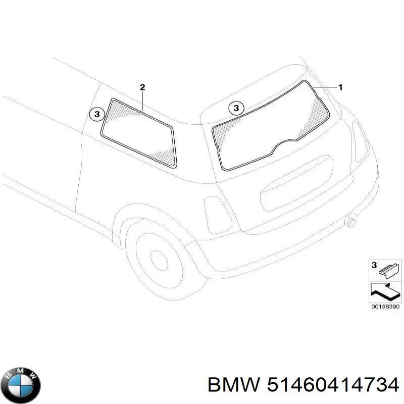  BMW 51460414734 ціна, від 81.75 USD