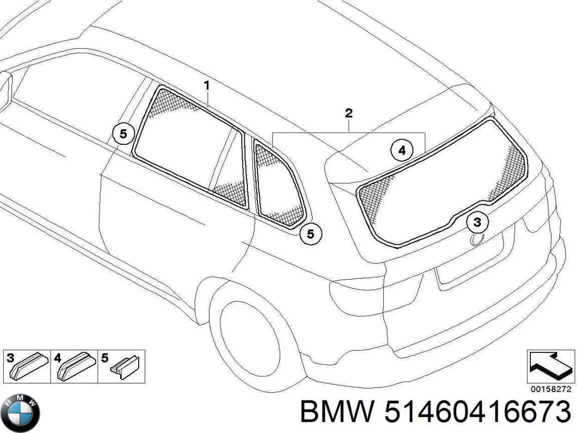  BMW 51460416673 ціна, від 297.22 USD