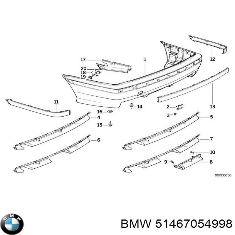 Купити 51467054998 BMW 