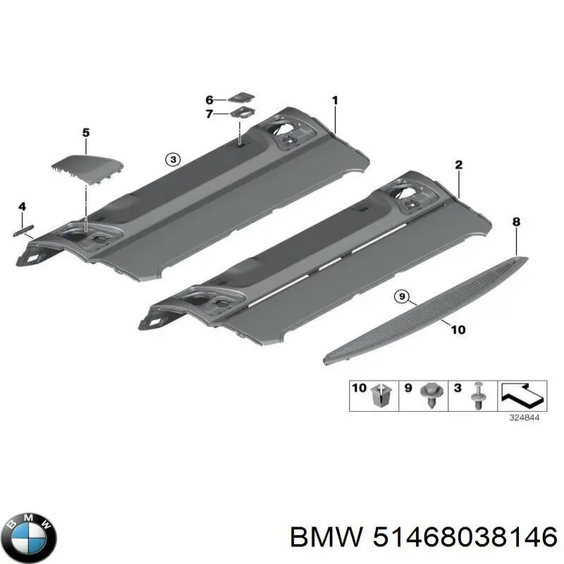  BMW 51468038146 ціна, від 1440.57 USD