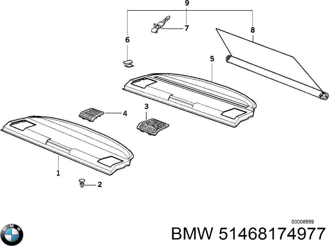  BMW 51468174977 ціна, від 10.16 USD