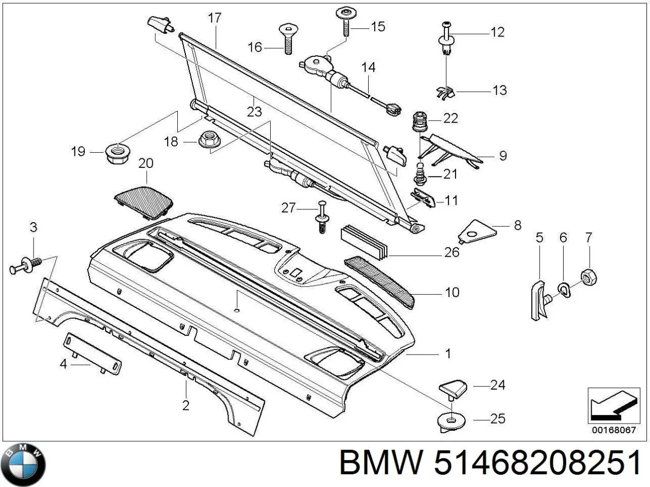 Купити 51468208251 BMW 