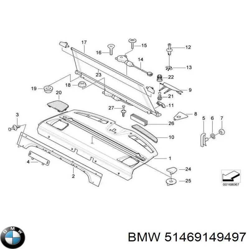  BMW 51469149497 ціна, від 5.64 USD