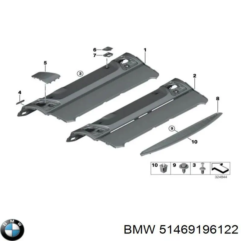  BMW 51469196122 ціна, від 76.97 USD