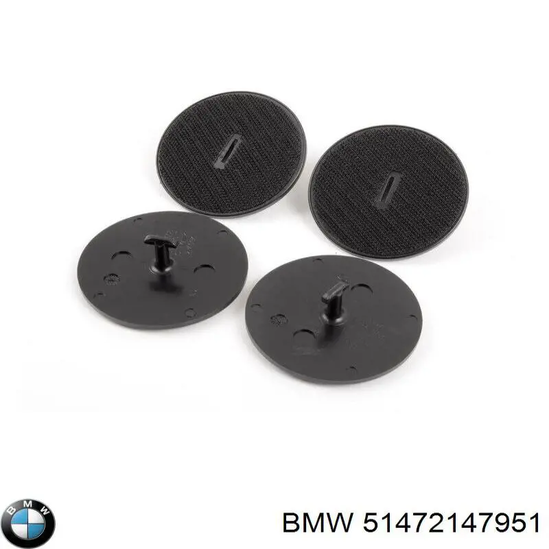 Килимок задній, комплект 2 шт. 51472409276 BMW