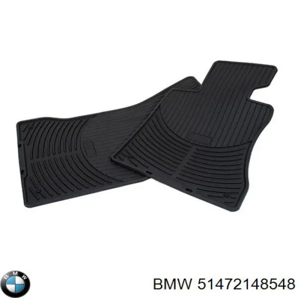 Килимок передній, комплект 2 шт. BMW 51472148548 ціна, від 83.86 USD