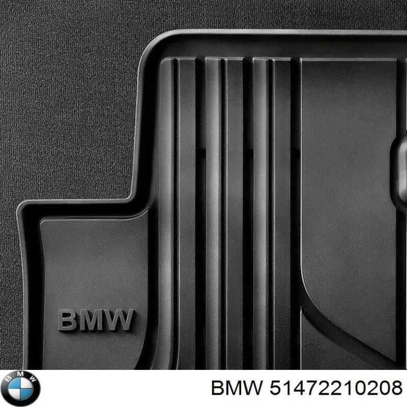 Килимок передній, комплект 2 шт. BMW 51472210208 ціна, від 90.21 USD