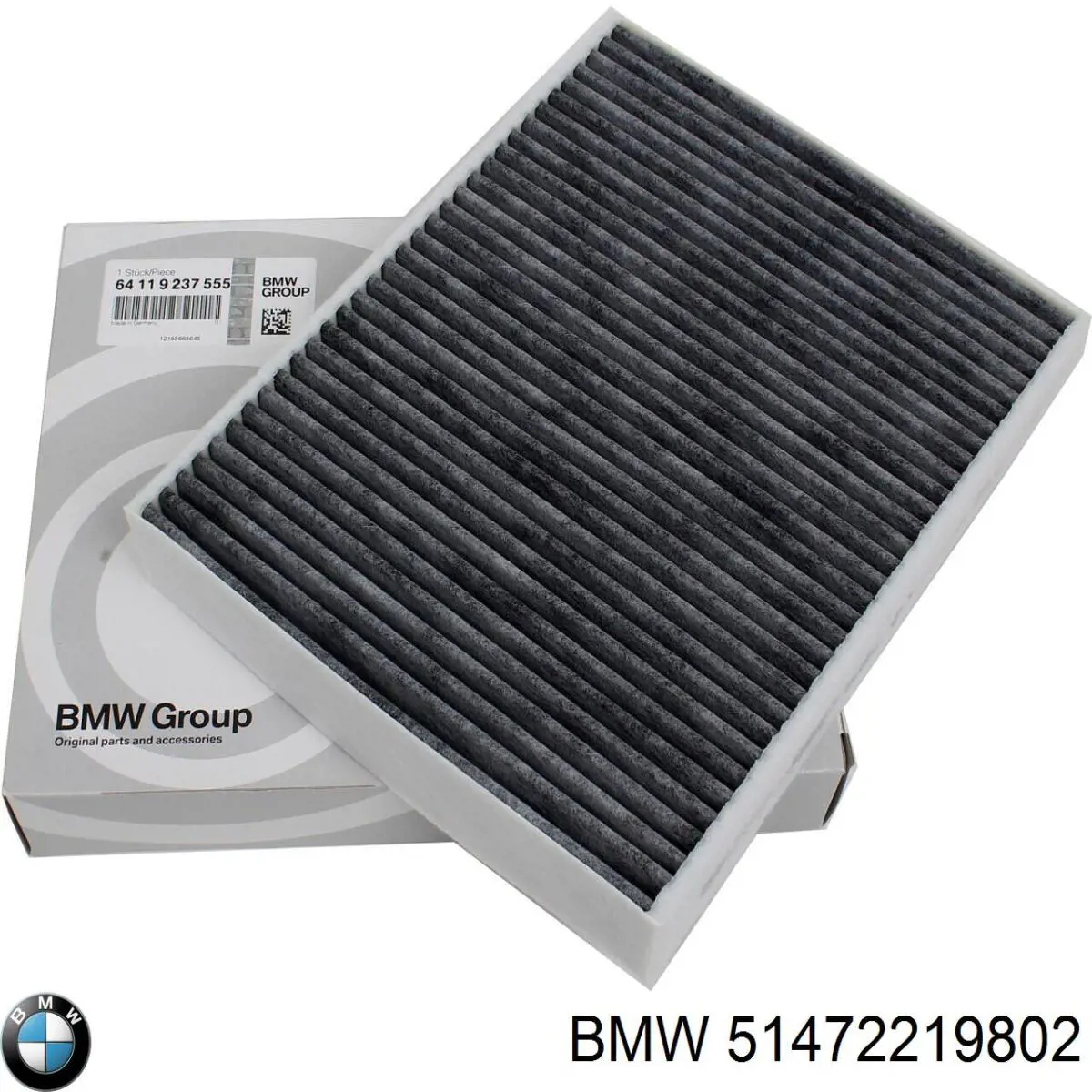 Килимки в салон задні BMW 51472219802