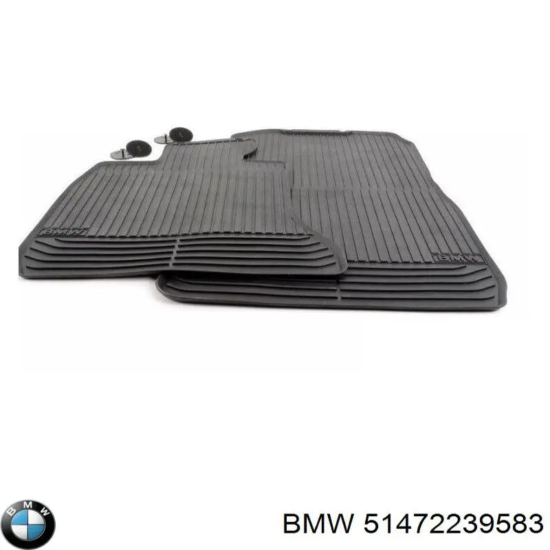 Килимок передній, комплект 2 шт. BMW 51472239583 ціна, від 86.30 USD