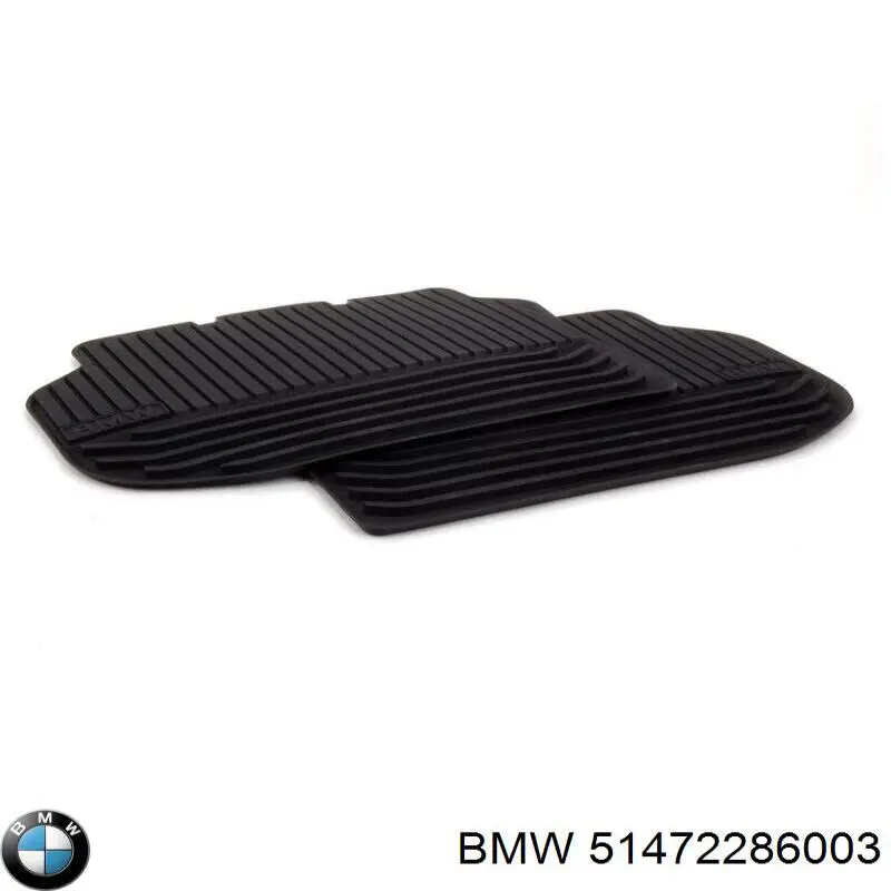 Килимок задній, комплект 2 шт. BMW 51472286003 ціна, від 92.52 USD
