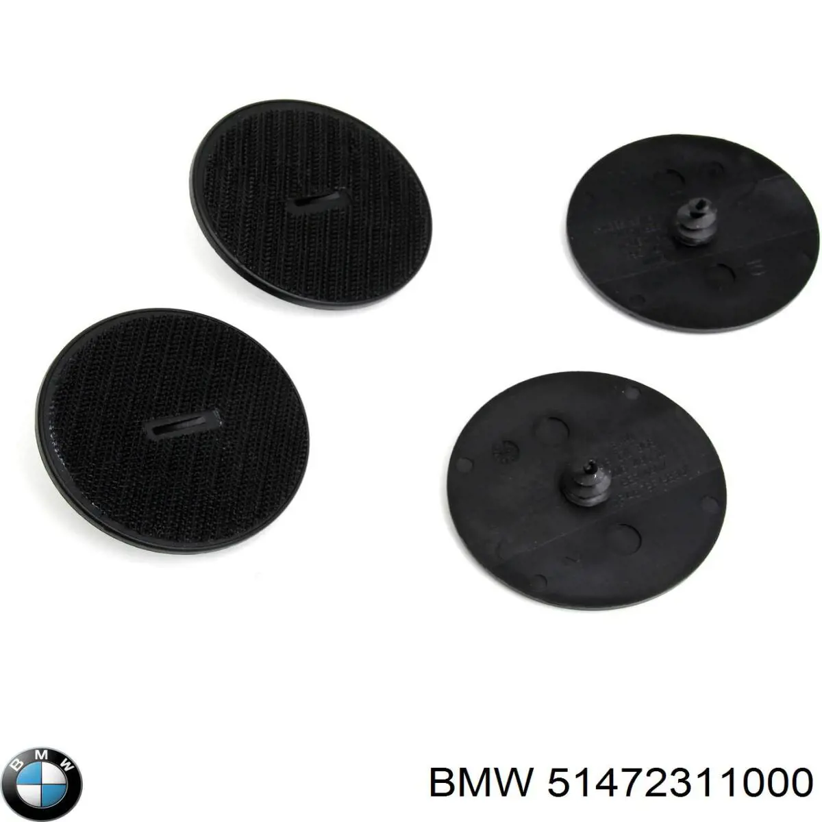Килимок передній, комплект 2 шт. BMW 51472311000 ціна, від 63.12 USD